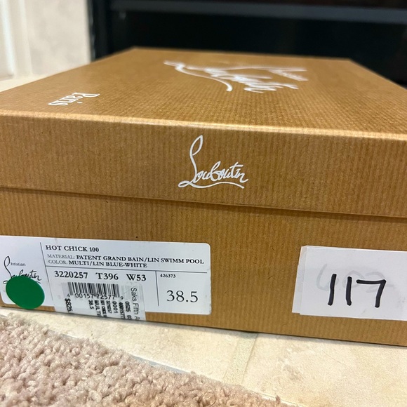 Christian Louboutin HOT CHICK 100 Scallop Heels Pumps Shoes Grand BainStiletto - Picture 7 of 11